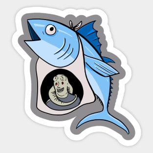 A Bib for Tuna Sticker